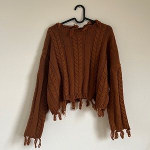 Fashion on earth fringe sweater!